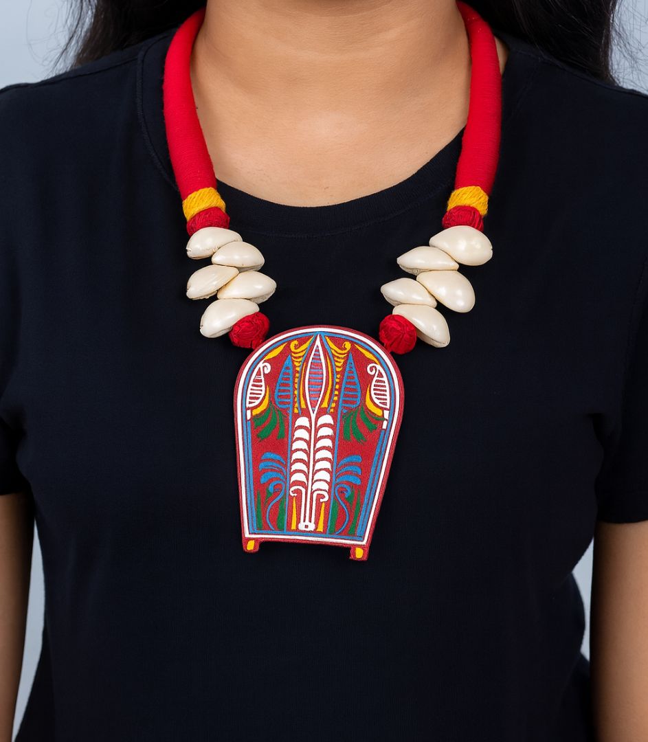 Alokya : Handcrafted Teracotta Necklace and Earring Set