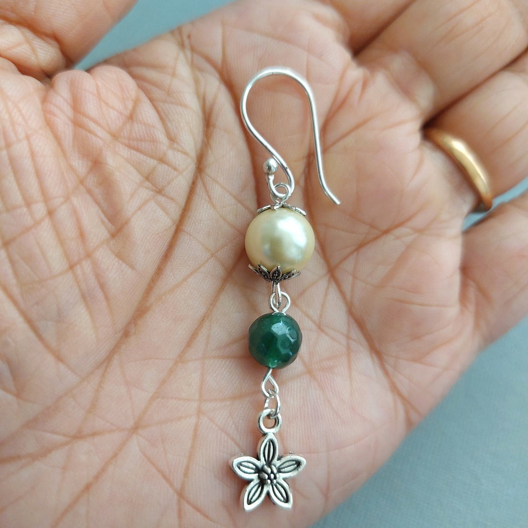 Pearly Green Agate Ear Drops