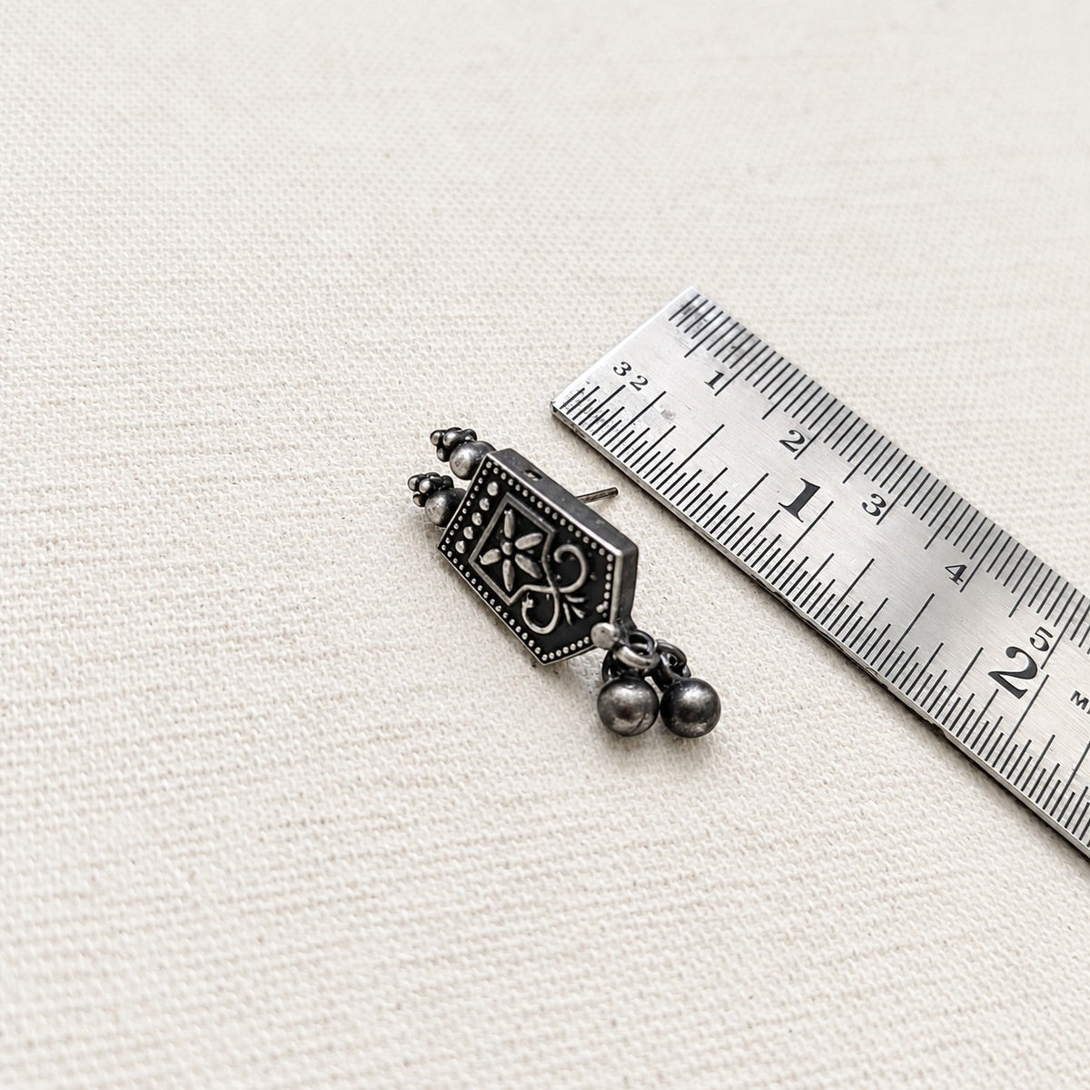 Kaalindi: Oxidized Choker and Earring Set