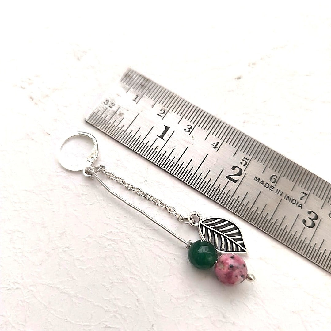 Spring Laurel: Handmade Leaf Charm Earrings