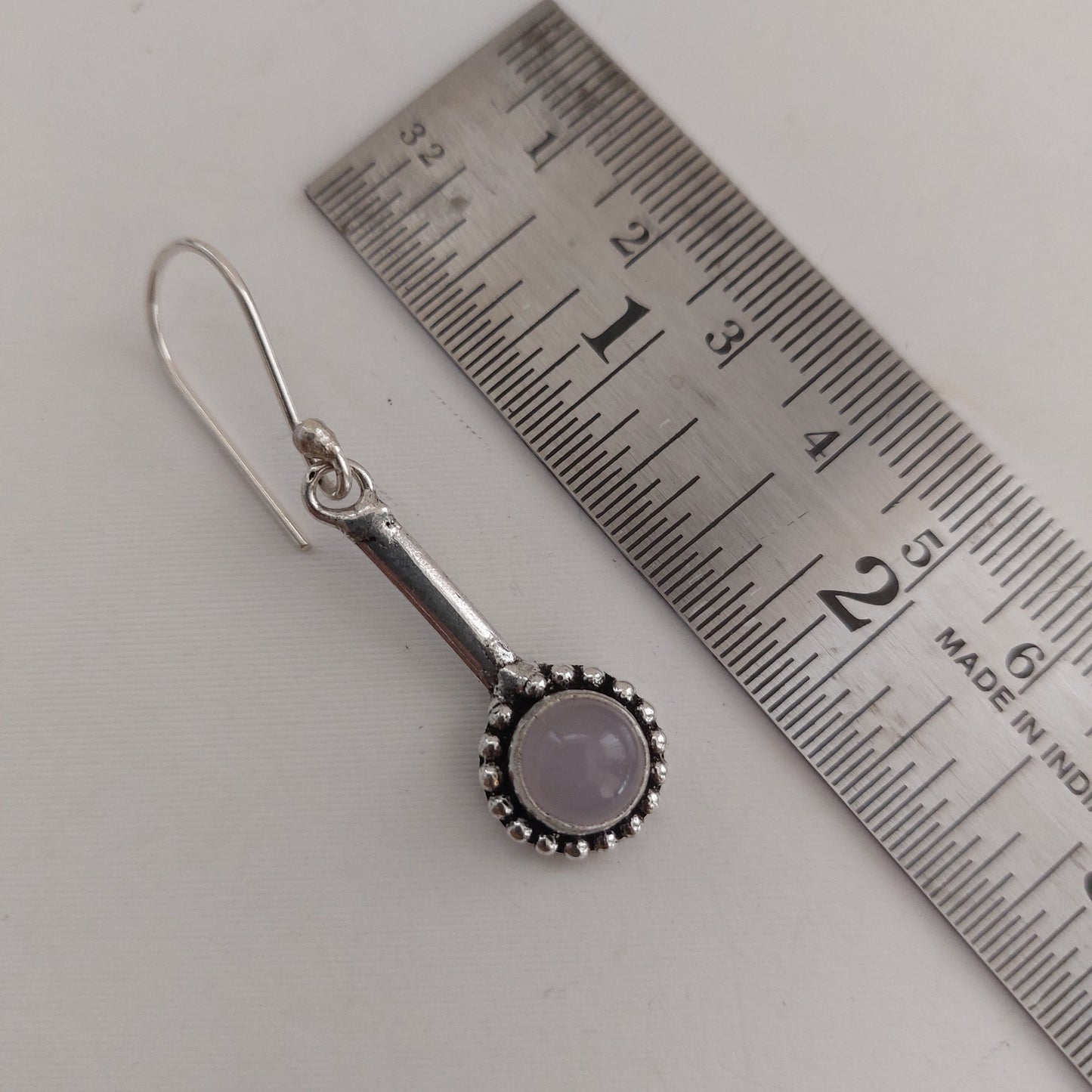 Rose Drop: Simple Pendant and Earring Set