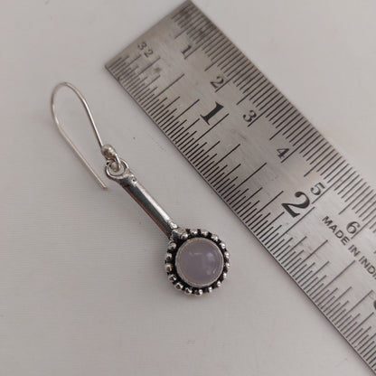 Rose Drop: Simple Pendant and Earring Set