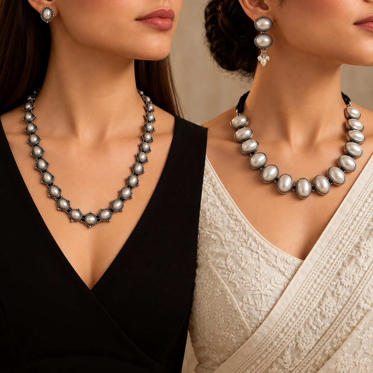 Pearl Ensemble: Aashir's  Bestseller Combo Set