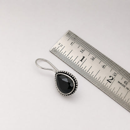 Kaleido Edit: Deep Black Stone Earring