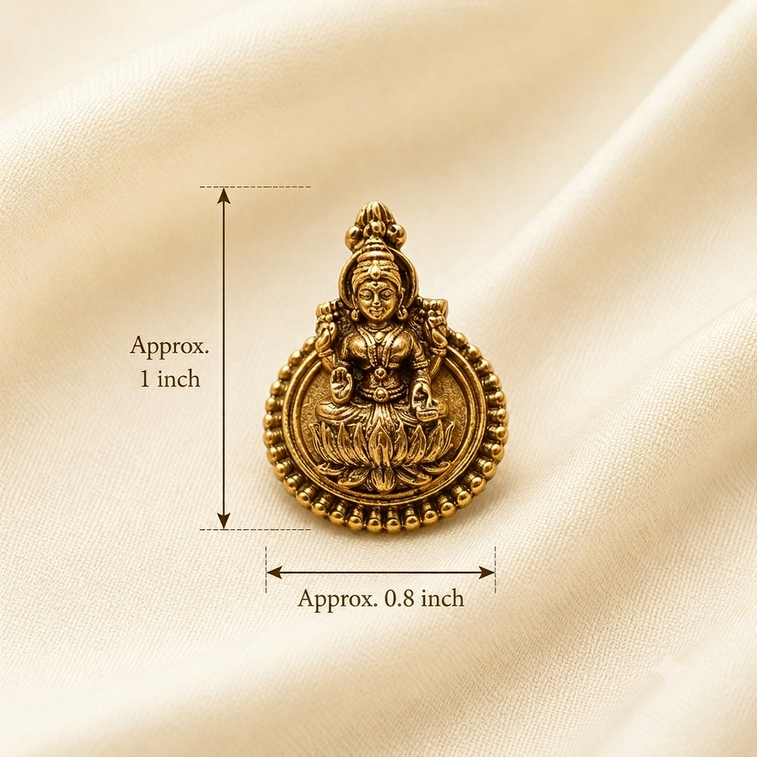 Vaibhavi: Cluster Pearls Antique Finish Necklace and Earring Set