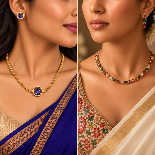 Festive Treat Combo 1: Bestseller Navratna Royal and Abhaa (Purple Stone)