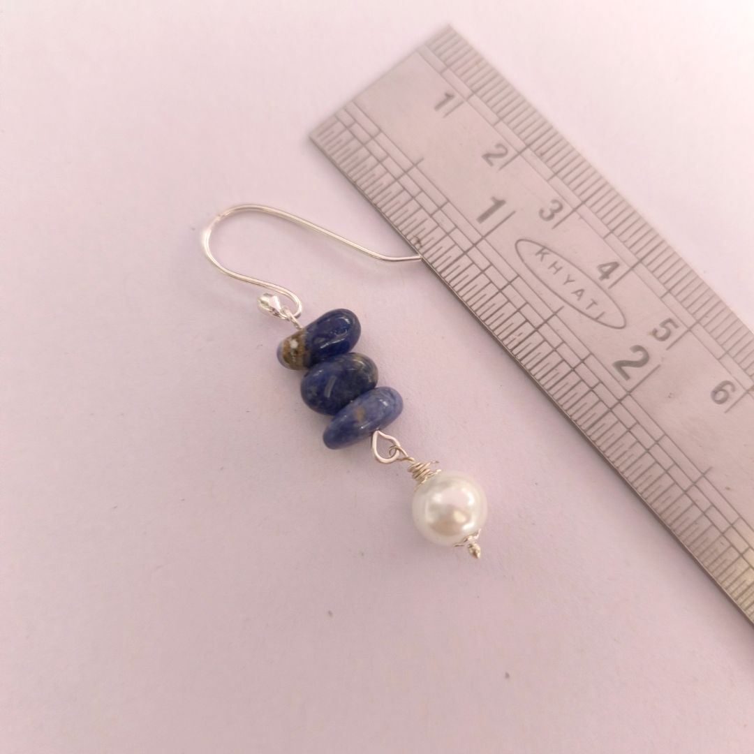 Twilight : Lapis Drop Earring