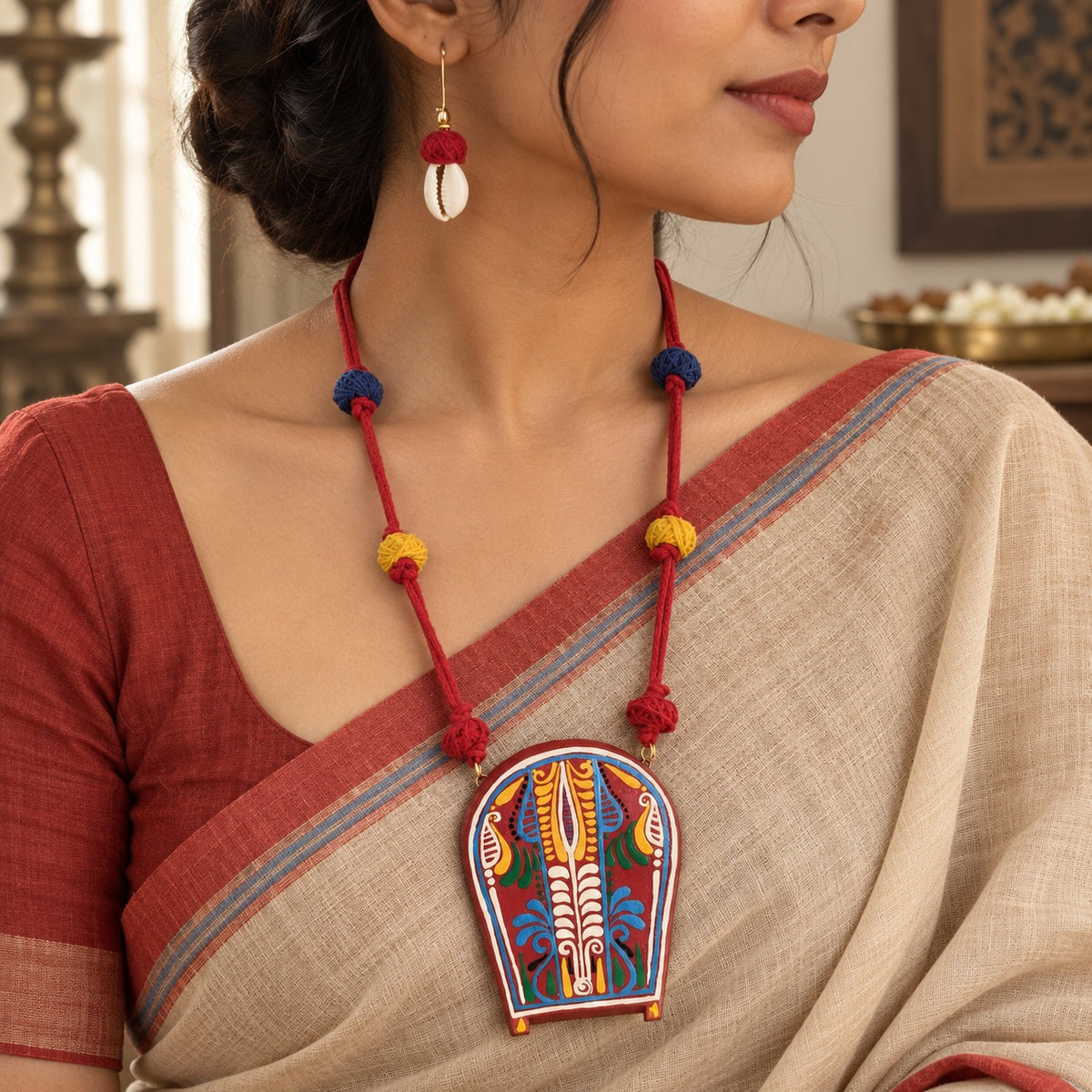 The Folk Edit: Handpainted Festive Teraccotta Set