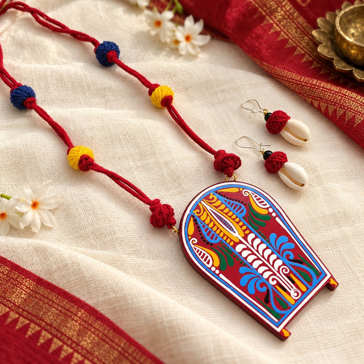 The Folk Edit: Handpainted Festive Teraccotta Set