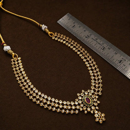 Royal Empress:  Layered Stone Luxe Necklace and Earring Set