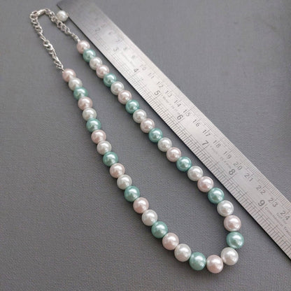 Pastel Bonanza: Pearl Necklace Set