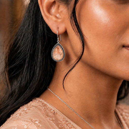 Kaleido Edit: Dreamy Peach Stone Earring