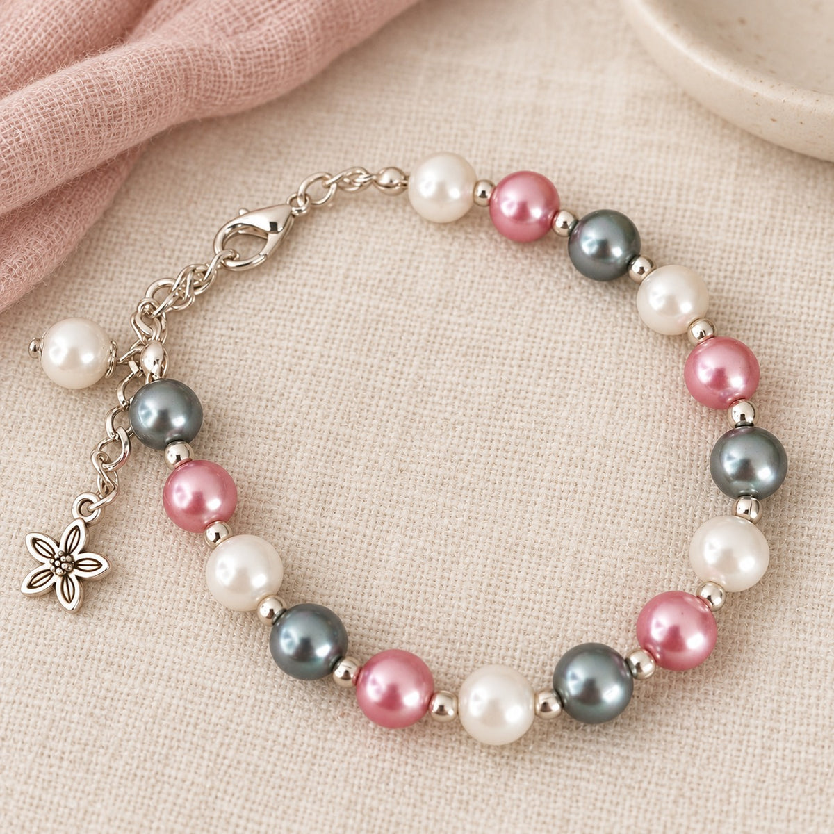 Blush Pearl Elegance Bracelet