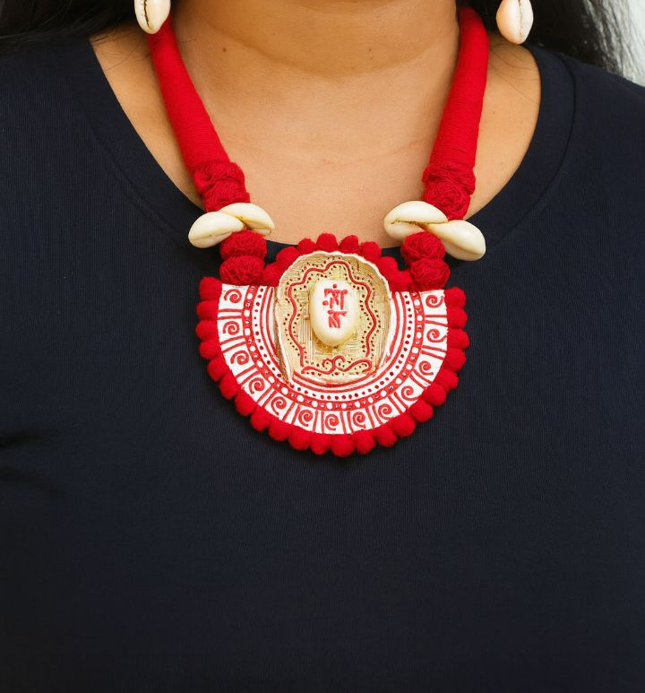 Alankrita: Handcrafted Teracotta Necklace and Earring Set