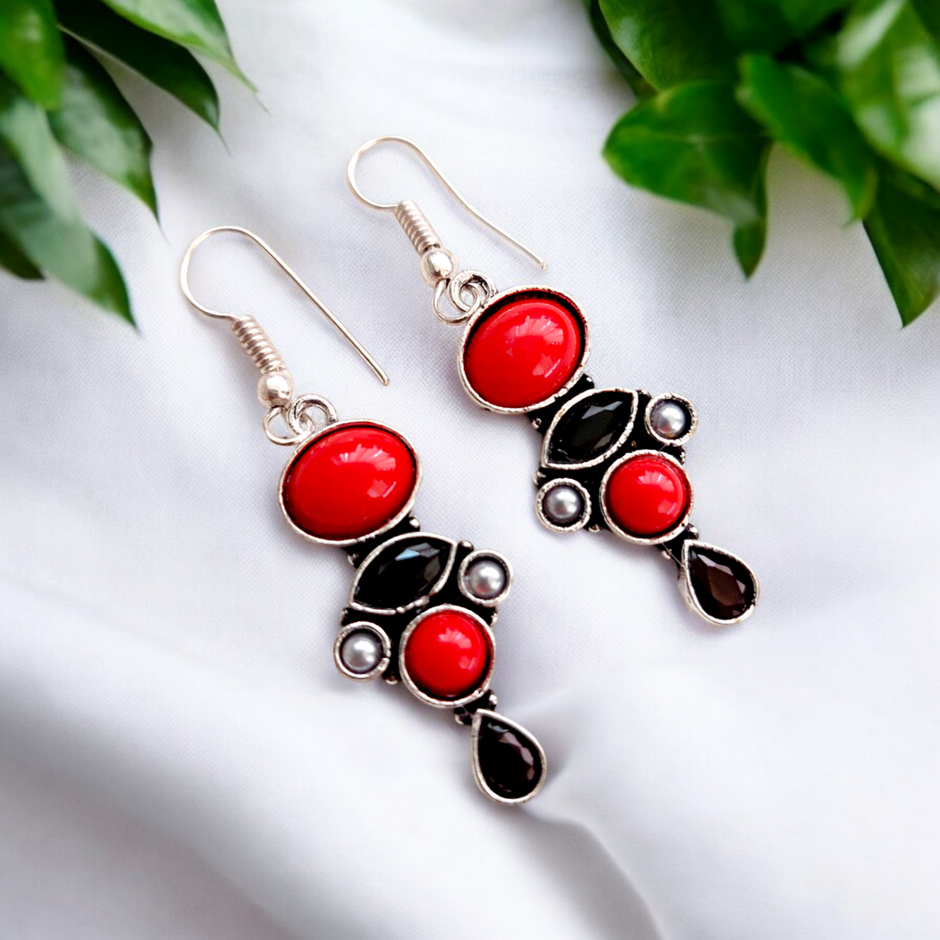 ARTHISHA earrings (Red) main image 1