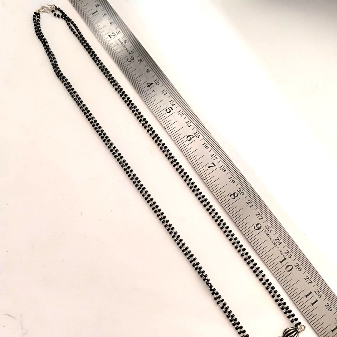 Ishya: Majenta Srone Double Layered Chain Pendant and Earring set