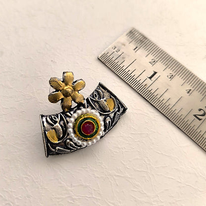 Rajasi: Heritage Inspired Silver Replica Necklace and Earring Set