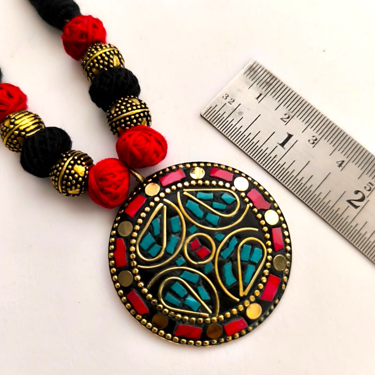 Raagya Statement Lac Necklace – Handcrafted Indian Ethnic Jewelry for Women