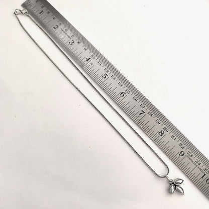 Tri Leaf Glow: Leaf Shaped Pearl Pendant and Earring Set