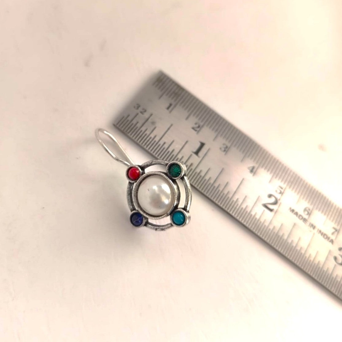 Celestial Pearl: Multicolored Pearl Earring