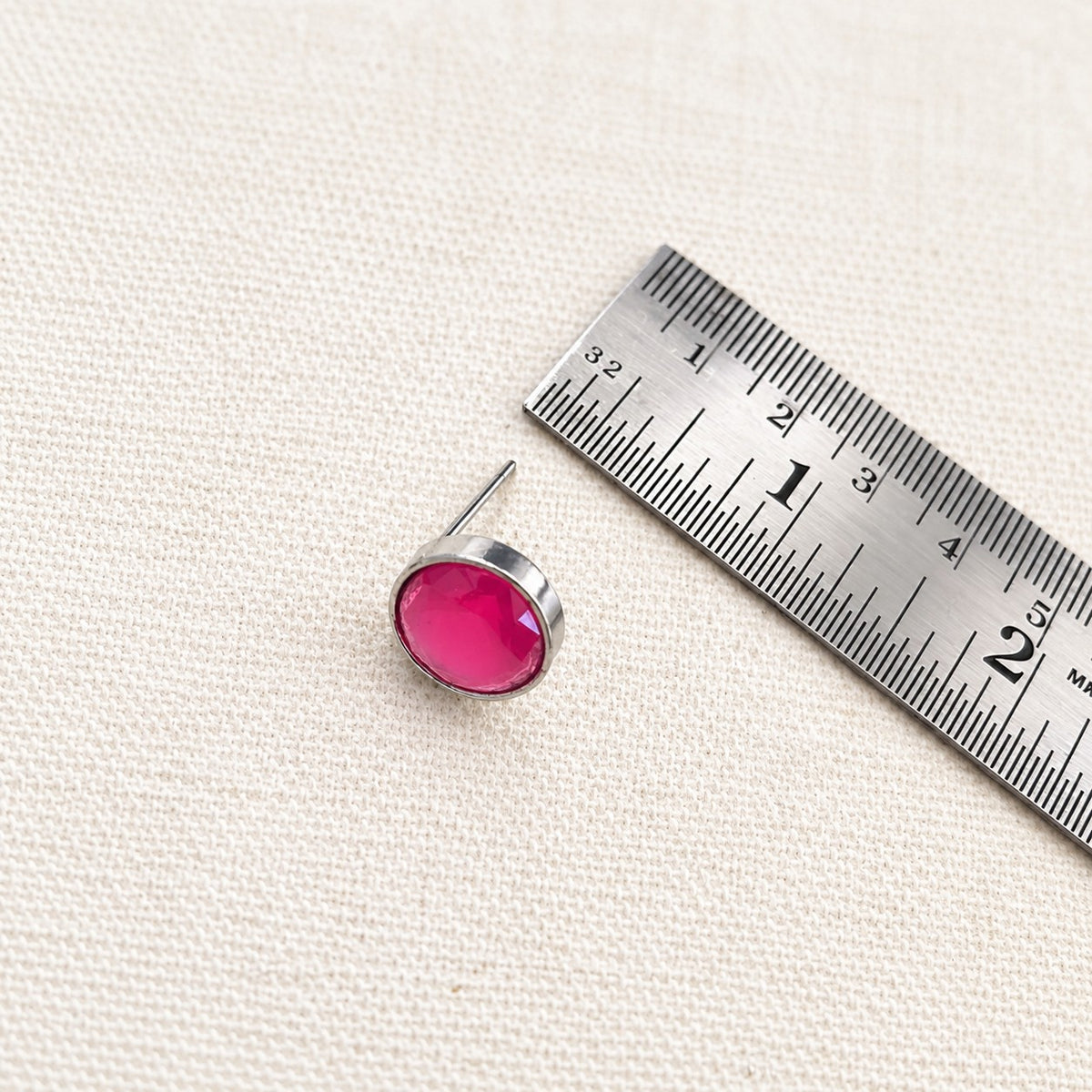 Rajata: Silver Toned Hasli with Deep Pink and Soft Pink Stones