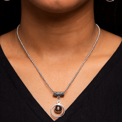 Terra Halo : Simple Pendant and Earring Set